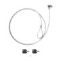 Tooq Cable de Seguridad T-LOCK con Llave 1,5 m Plata